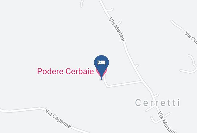 Pisa - Podere Cerbaie Maps