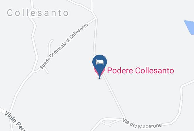 Perugia - Podere Collesanto Maps