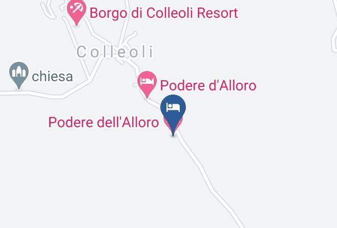 Pisa - Podere Dell'alloro Maps