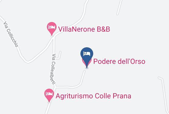 Pisa - Podere Dell'orso Maps