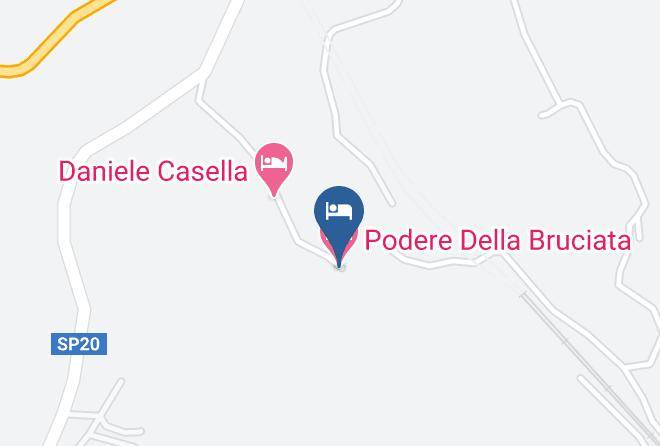 Siena - Podere Della Bruciata Maps