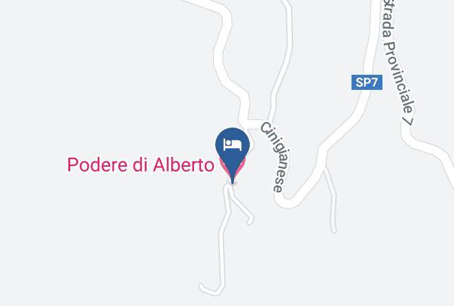 Podere Di Alberto Map