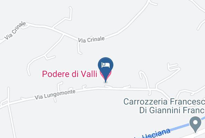 Pisa - Podere Di Valli Maps
