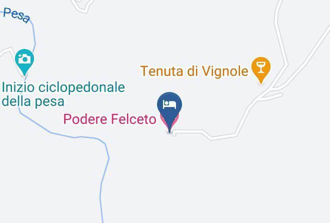 Florence - Podere Felceto Maps