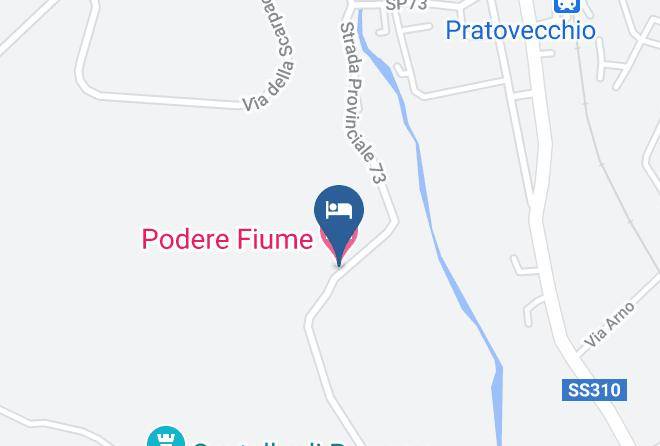 Arezzo - Podere Fiume Maps