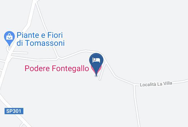 Perugia - Podere Fontegallo Maps