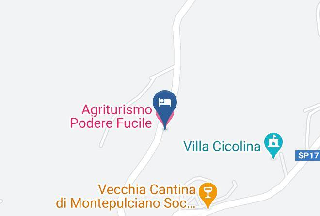 Siena - Agriturismo Podere Fucile Maps