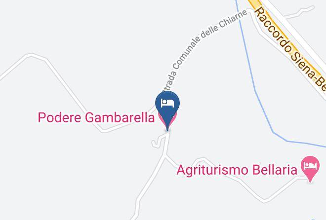 Siena - Podere Gambarella Maps