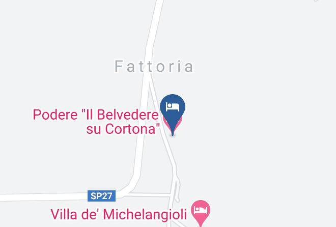 Arezzo - Podere Il Belvedere Su Cortona Maps