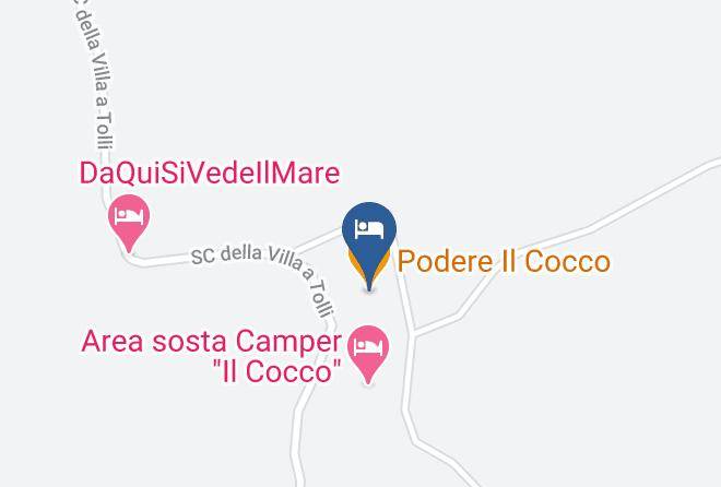 Siena - Podere Il Cocco Maps