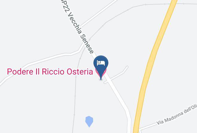 Arezzo - Podere Il Riccio Osteria Maps