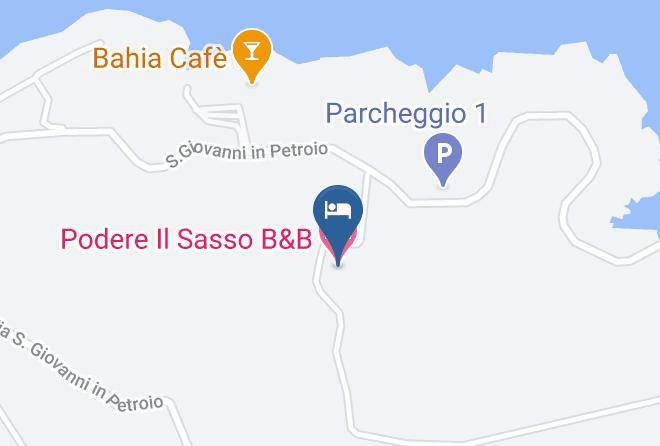 Podere Il Sasso B&b Map