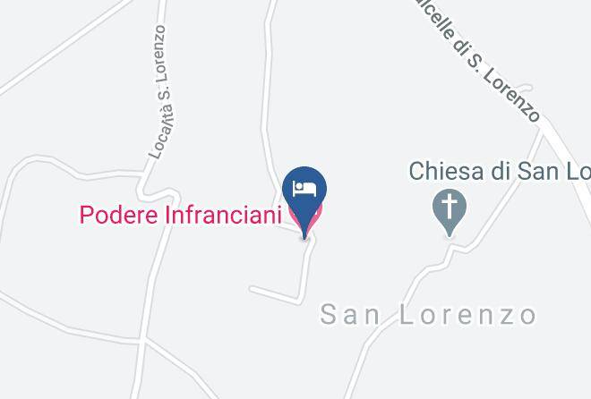 Arezzo - Podere Infranciani Di Emilia Maps