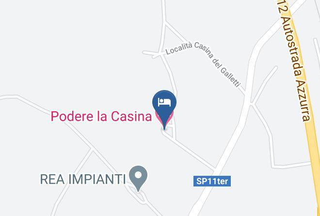 Leghorn - Podere La Casina Maps
