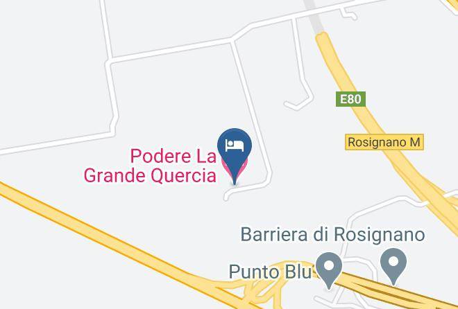 Leghorn - Podere La Grande Quercia Maps