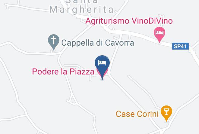 Asti - Podere La Piazza Maps