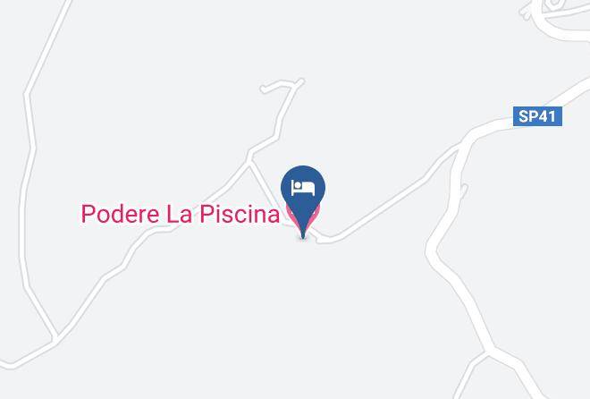 Siena - Podere La Piscina Maps