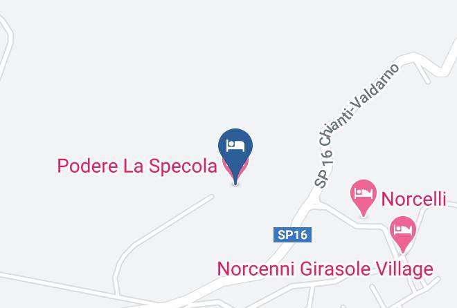 Florence - Podere La Specola Maps