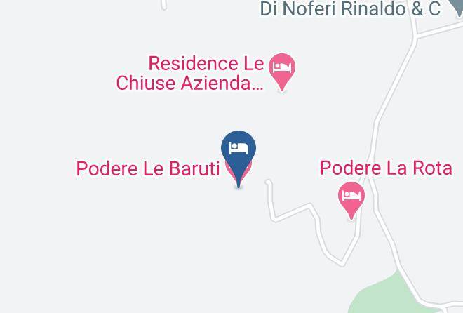 Arezzo - Podere Le Baruti Maps