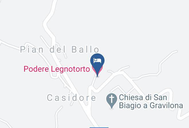 Podere Legnotorto Map