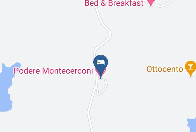 Siena - Podere Montecerconi Maps