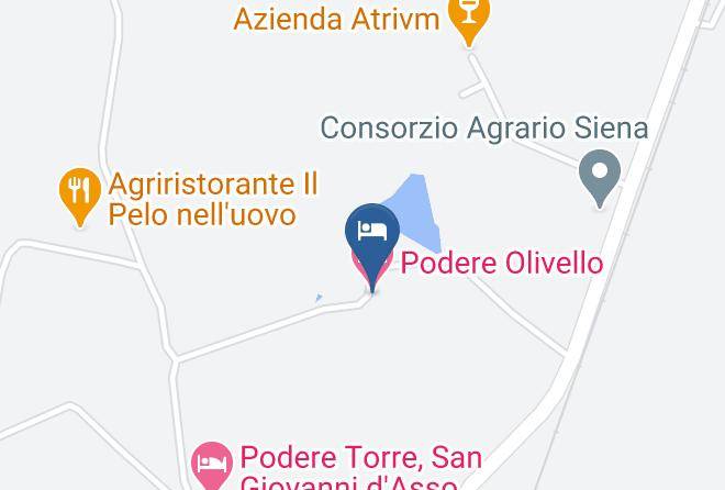 Siena - Podere Olivello Maps