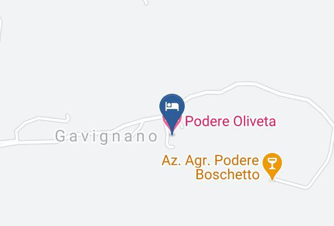 Siena - Podere Oliveta Maps