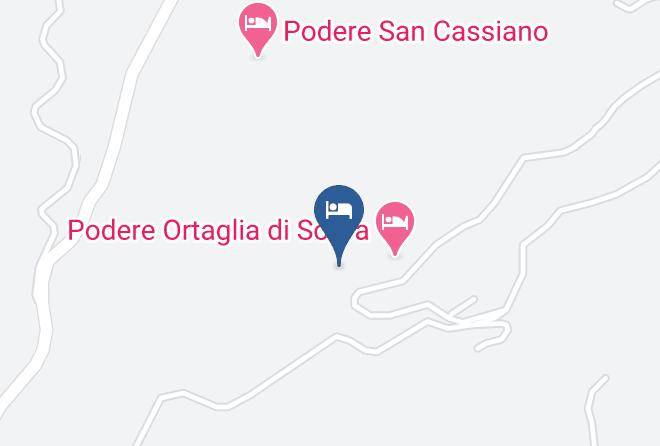 Arezzo - Podere Ortaglia Di Sotto Maps