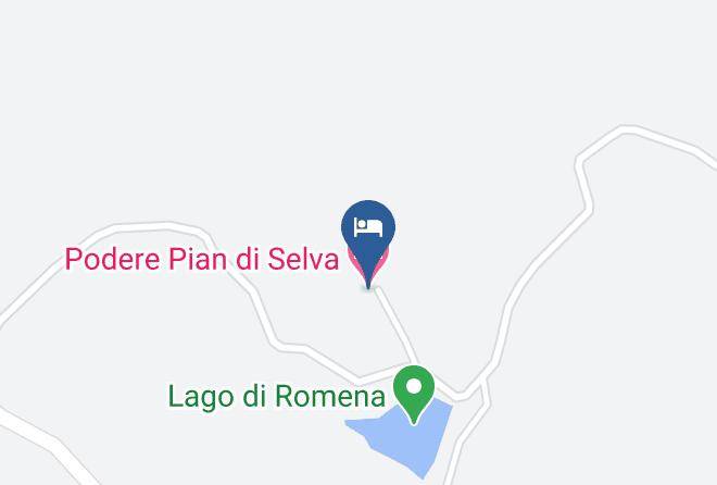 Arezzo - Podere Pian Di Selva Maps