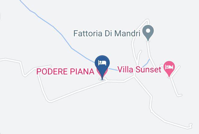 Florence - Podere Piana Maps