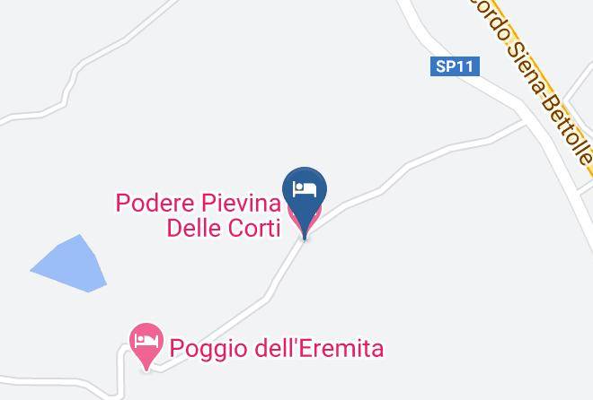 Siena - Podere Pievina Delle Corti Maps