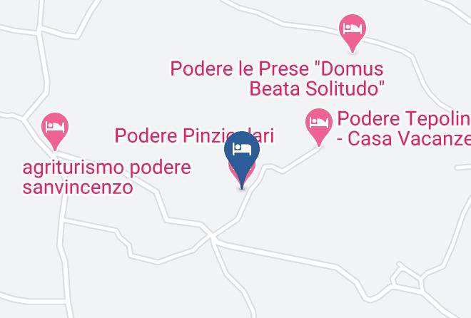 Podere Pinzicalari Map