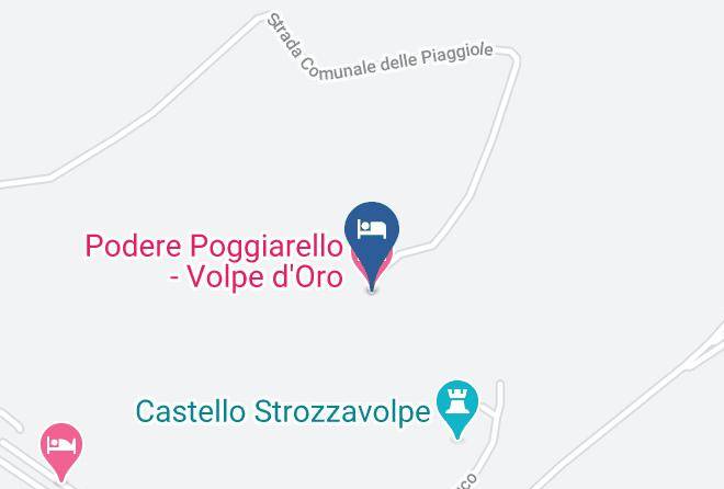 Siena - Podere Poggiarello Volpe D'oro Maps