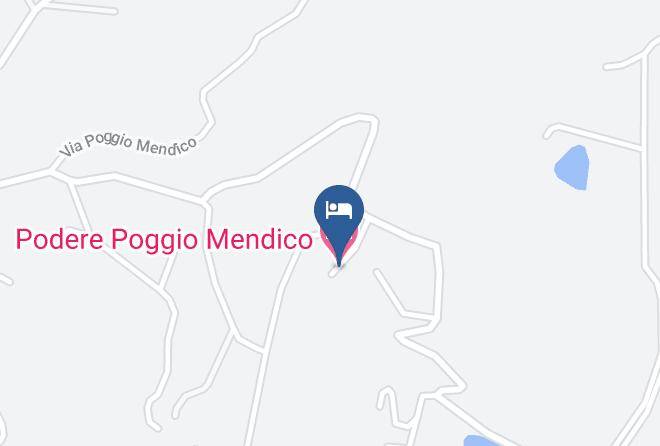 Arezzo - Podere Poggio Mendico Maps