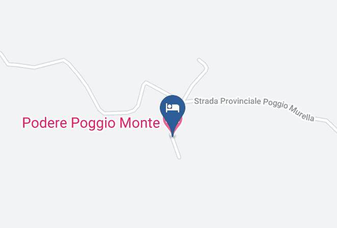 Grosseto - Podere Poggio Monte Maps