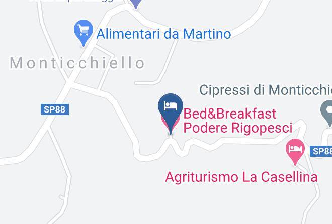 Siena - Bed&breakfast Podere Rigopesci Maps