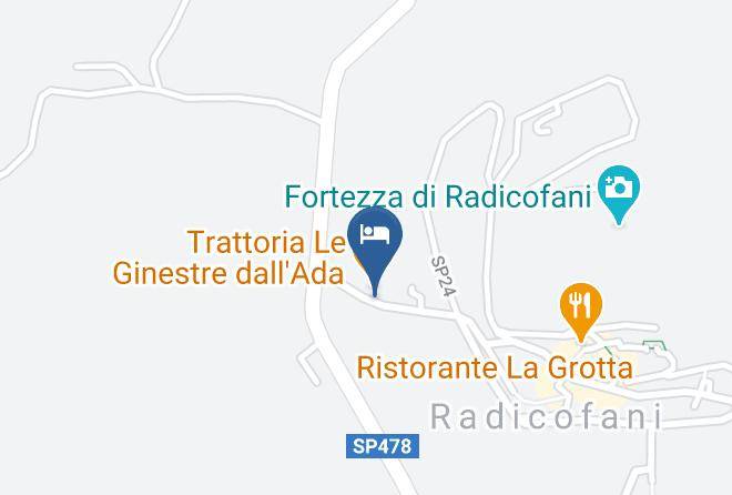 Siena - Podere San Giuseppe Radicofani Maps