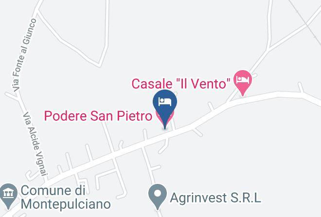Siena - Podere San Pietro Maps