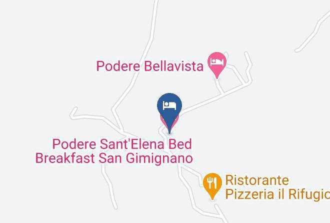 Siena - Podere Sant'elena Bed Breakfast San Gimignano Maps