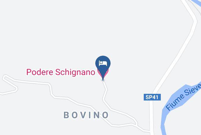 Podere Schignano Map