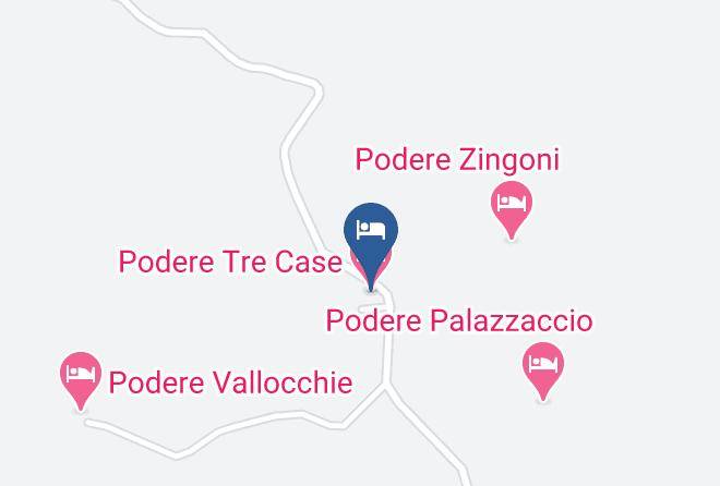 Siena - Podere Tre Case Maps