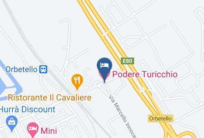 Grosseto - Podere Turicchio Maps