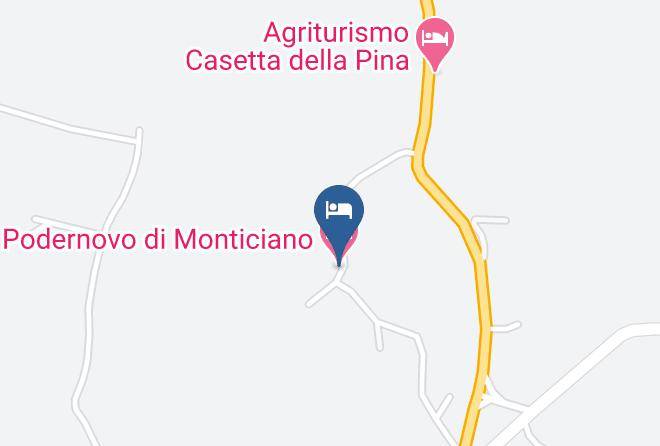 Siena - Podernovo Di Monticiano Maps