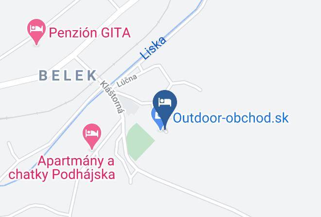 Podhajska Penzion Pod Orechom Map - Nitra Region - Nove Zamky
