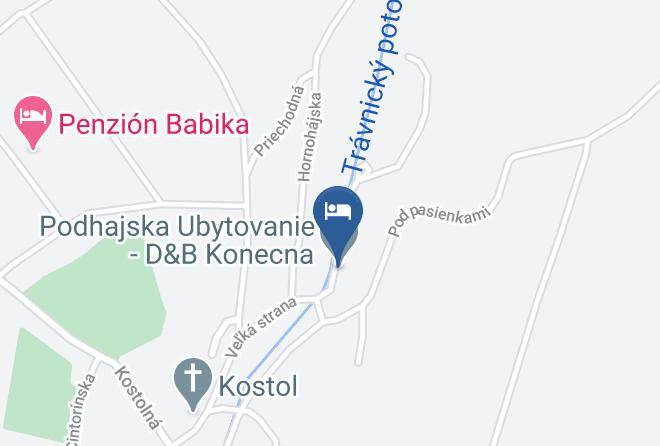 Podhajska Ubytovanie D&b Konecna Map - Nitra Region - Nove Zamky