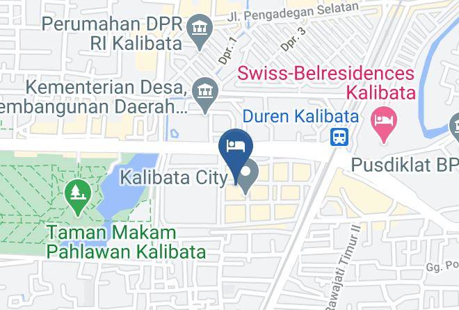 Jakarta Selatan - Podjok Halal Apt Kalibata City Maps