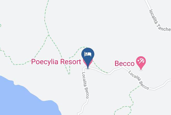 Province Of South Sardinia - Poecylia Resort Maps