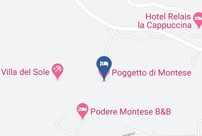 Siena - Poggetto Di Montese Maps