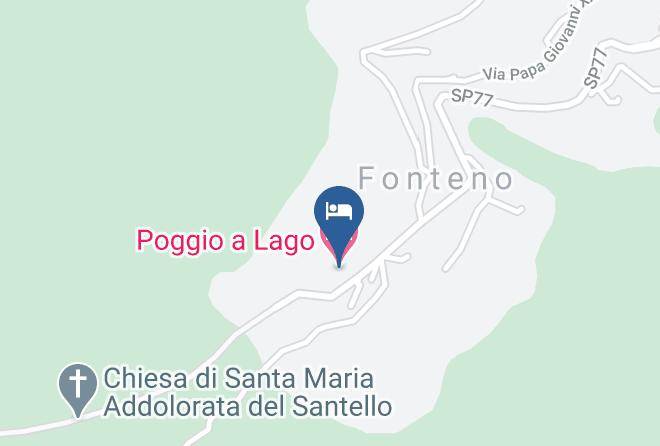 Poggio A Lago Map