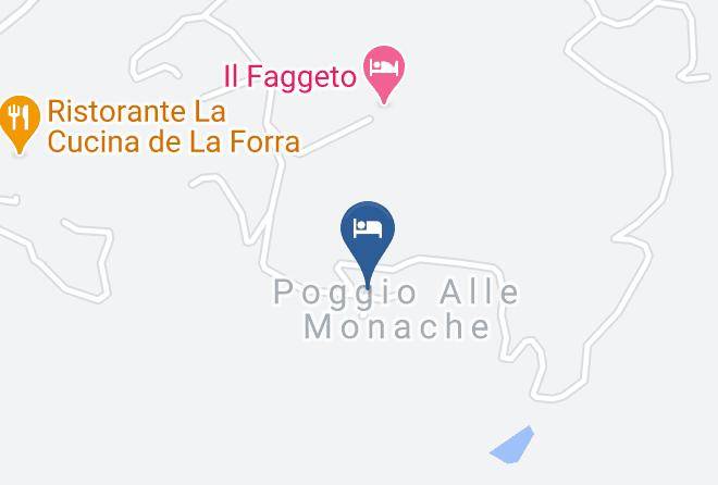 Arezzo - Poggio Alle Monache Affittacamere Saverio Maps